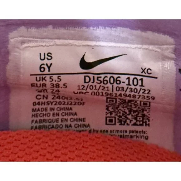 Nike Jr Zoom Superfly 9 Pro FG Youth Sz 6Y White Red Soccer Cleats DJ5606-101 - Picture 4 of 7